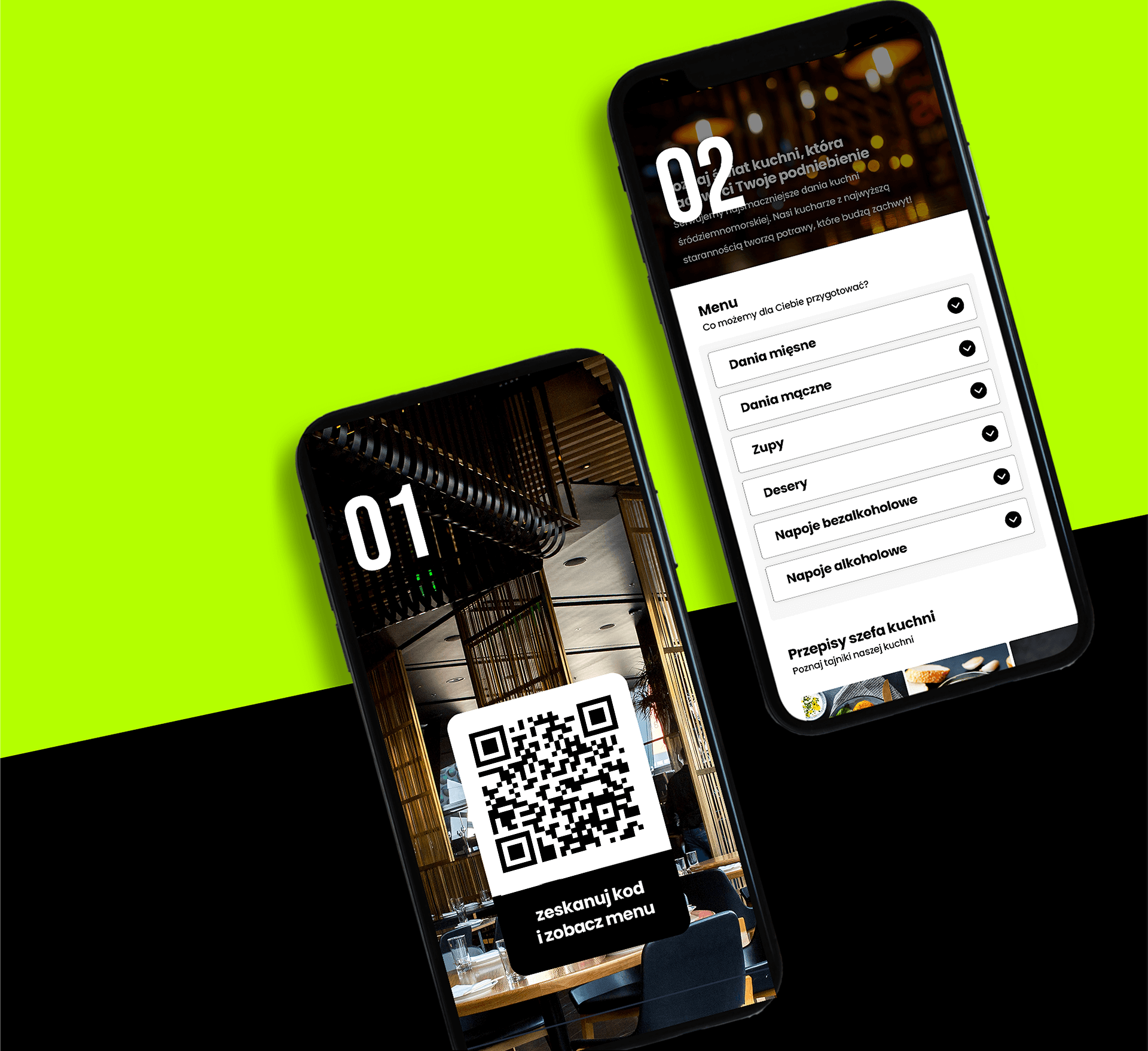 Zasady korzystania z QR menu